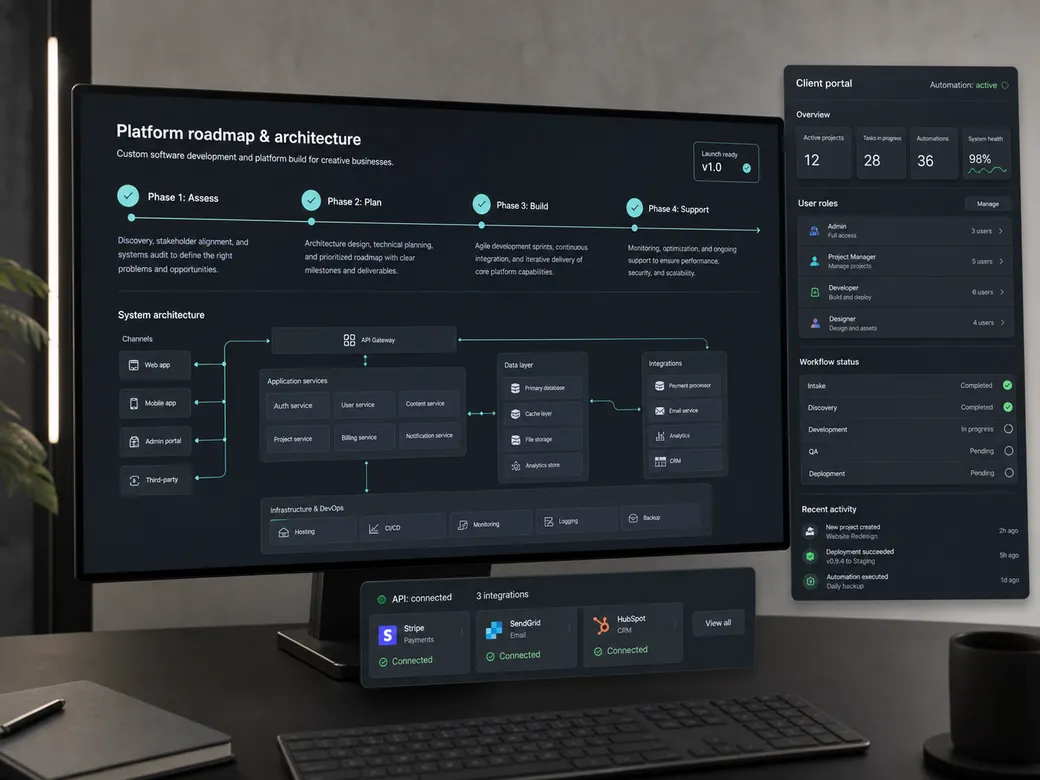 Custom Build workflow system concept