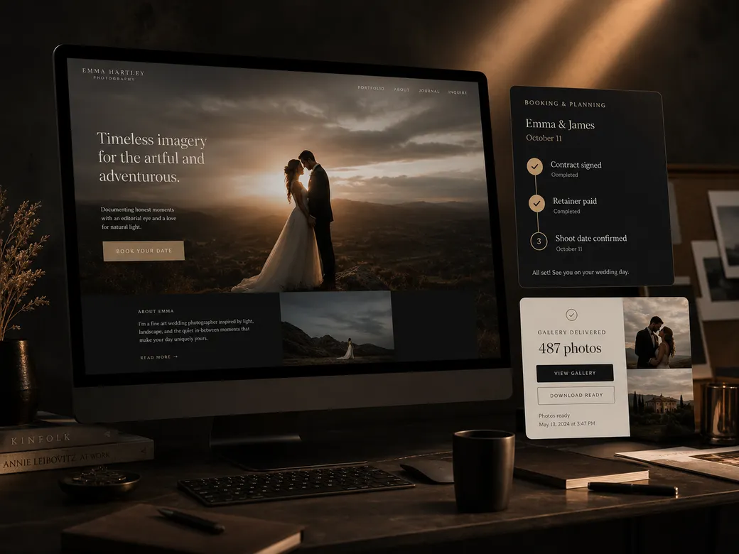 Photographers workflow system concept
